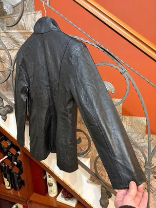 Giacca trench donna in Vera Pelle Morbida Vintage