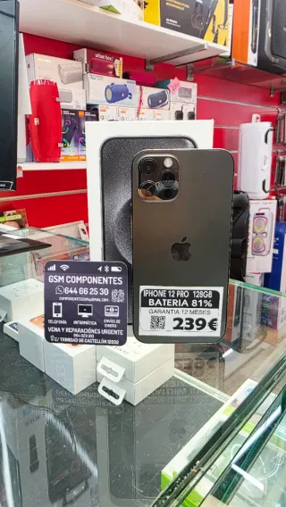 iPhone 12 Pro 128GB Gris - Batería 81%