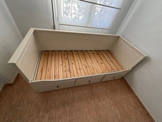 Cama Diván Ikea con 3 cajones (Hemnes)