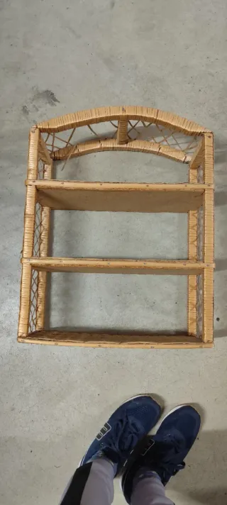 Estantería de mimbre 3 baldas