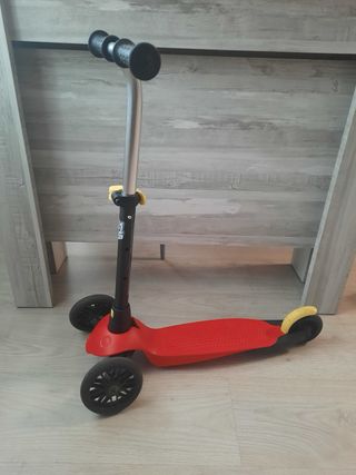 Patinete infantil 3 ruedas rojo