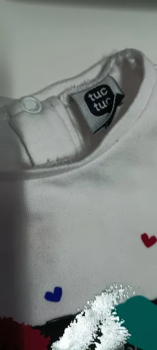 Camiseta Tuc Tuc Estampada Manga Larga 12M