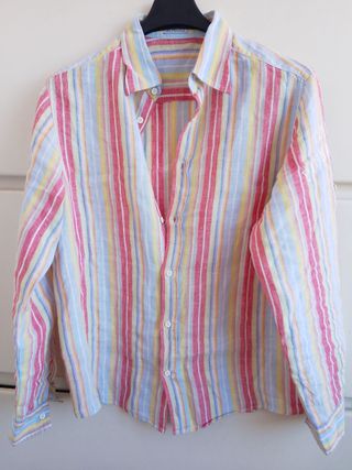 Carlo Pignatelli Camicia Uomo Cotone Righe Italia