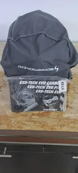 Casco Scorpion Exo Evo Talla M Azul