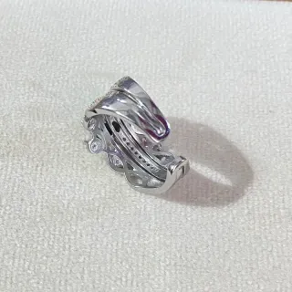Anillo de acero inoxidable con opalo natural 2n1