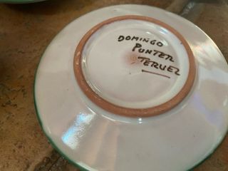 Juego de café de cerámica pintada a mano