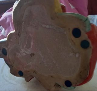 Figura cerámica niños budas