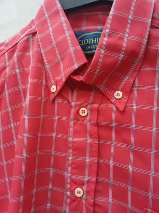 Camicia uomo a quadri button down