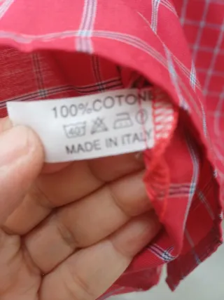 Camicia uomo a quadri button down