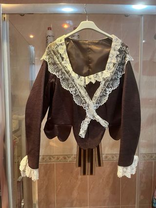 Traje Fallera Marrón Talla 46-48