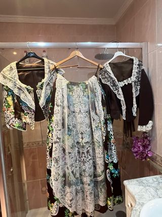 Traje Fallera Marrón Talla 46-48