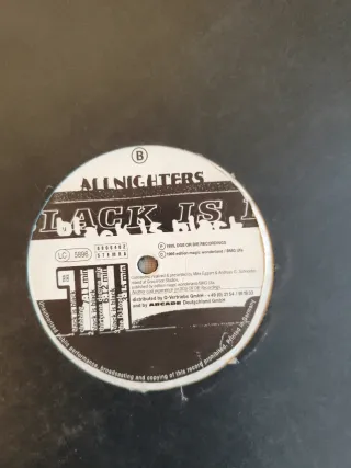 Vinilo Allnighters Black Is Black