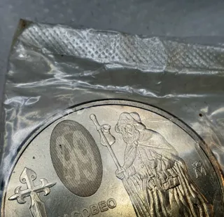 Moneda 2000 Pesetas Xacobeo 1999 Plata