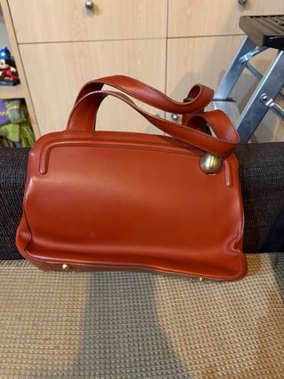 Bolso Furla Naranja/Rojo Piel