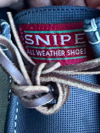 Zapatos náuticos Snipe azul marino como nuevos