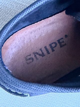 Zapatos náuticos Snipe azul marino como nuevos