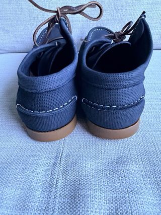 Zapatos náuticos Snipe azul marino como nuevos