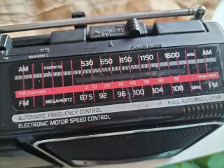 Radio Cassette Philips D7160 Negra