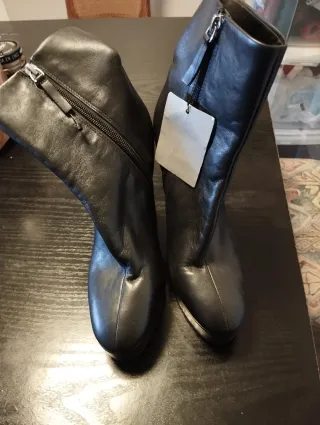 Botines Mango Piel Talla 37