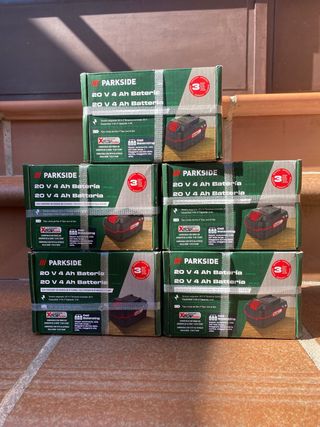 Baterias parkside pack de 5