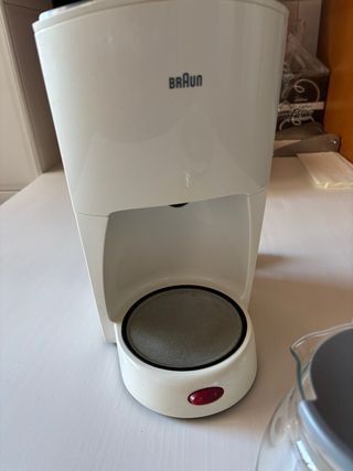 Cafetera Braun Blanca