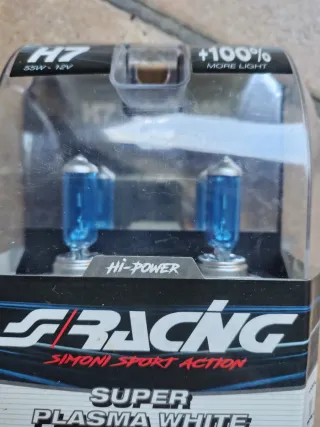 Lampadina H7 Plasma White Racing 4600K