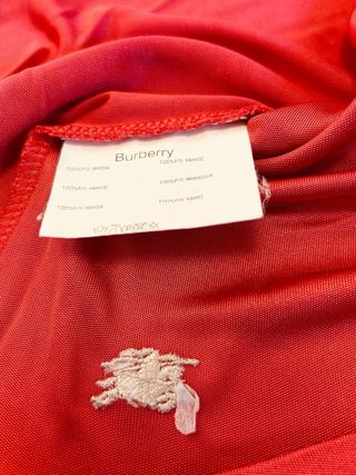 Camiseta Burberry London Talla 48 Roja