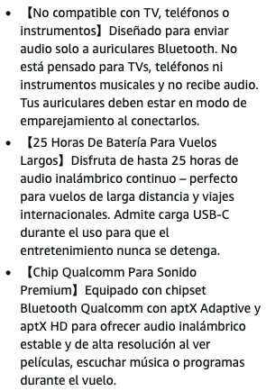 Adaptador Bluetooth para Auriculares