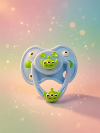 Ciuccio magnetico Alien Toy Story per bambola Reborn