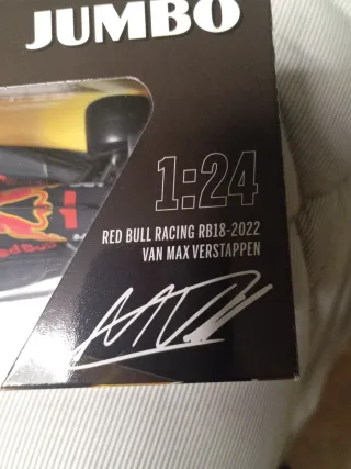 Coche F1 Red Bull Verstappen Jumbo Edición Especia