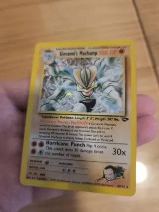 Carta Pokémon Giovanni's Machamp 6/132