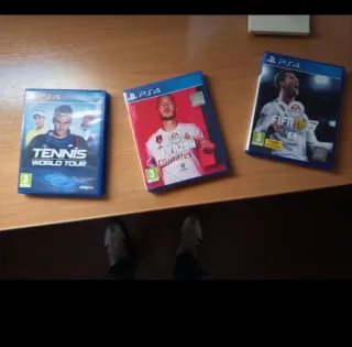 Juegos PS4: FIFA 18, FIFA 20 y Tennis World Tour
