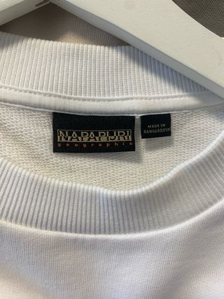 Sudadera Napapijri Blanca - Talla M