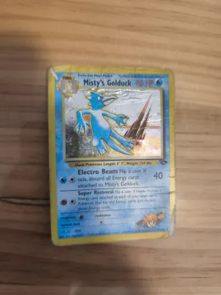 Misty's Golduck 132/132 Gym Challenge Pokemon Card