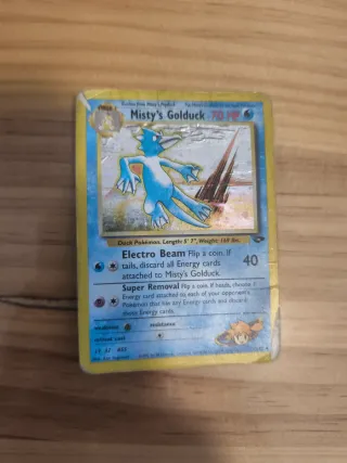 Misty's Golduck 132/132 Gym Challenge Pokemon Card
