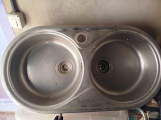 Fregadero Doble ROCA Acero Inoxidable