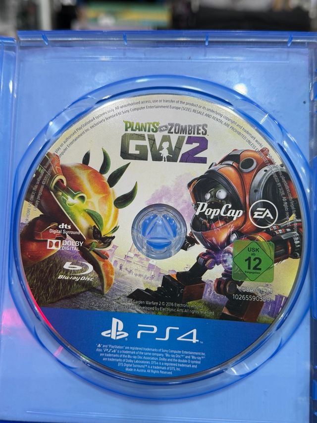 Plants vs Zombies GW2 PS4