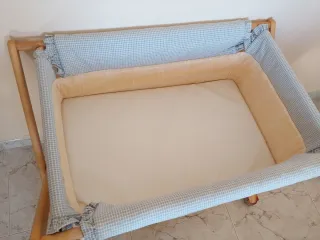 Minicuna bebé madera
