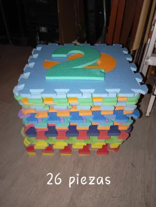 Alfombra Puzzle Suelo Niños 26 Piezas