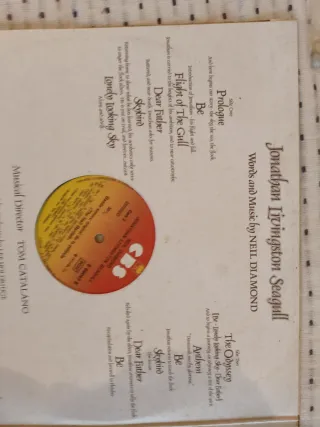 Neil Diamond Jonathan Livingston Seagull Vinilo