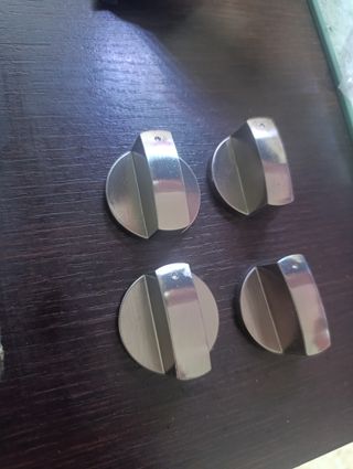 Manopole metallo per piano cottura