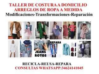 Taller de costura  Arreglos de ropa