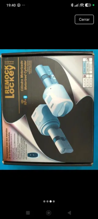 Cilindro Motorizado Remock Lockey Magic