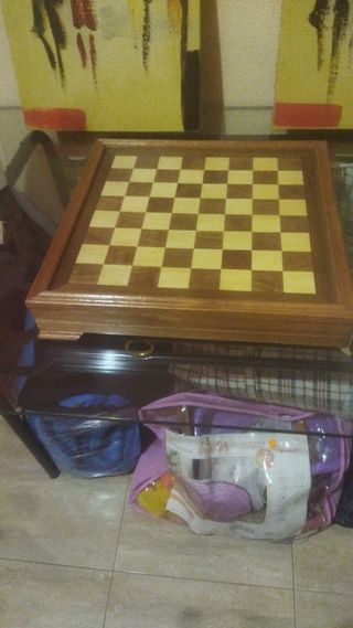 Juego de ajedrez de madera