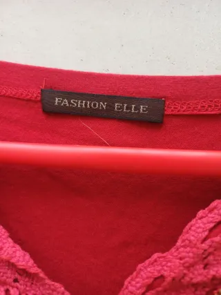 Maglia donna con rouge davanti