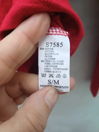 Maglia donna con rouge davanti