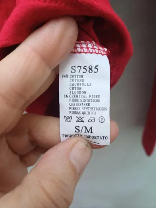 Maglia donna con rouge davanti