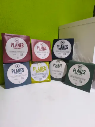 Lote 7 maquetas de aviones WWII Luppa