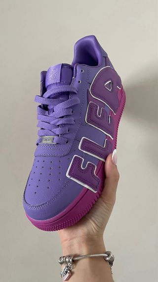 Nike Air Force x Flea Morado