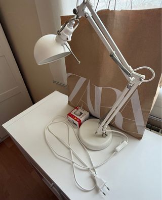 Lámpara Blanca Forsa IKEA (POCO USO)